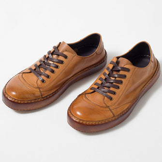 British cowhide casual shoes sneaker