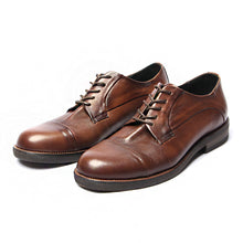 men's derby shoes British retro hand-polished leather dress shoes