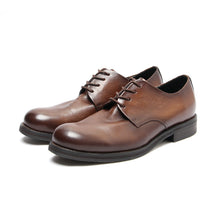 Hand-polished derby shoe British fashion leather shoes