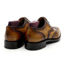 Full Grain Calf Oxford  Shoe Custom Handmade Goodyear Welted  dress shoes